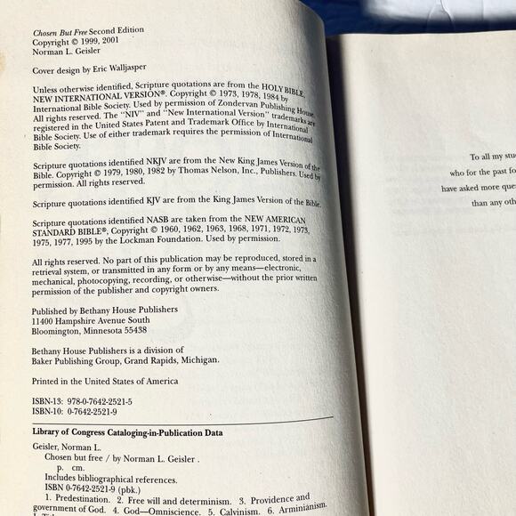 Chosen But Free A Balanced View of Divine Election - Picture 5 of 8